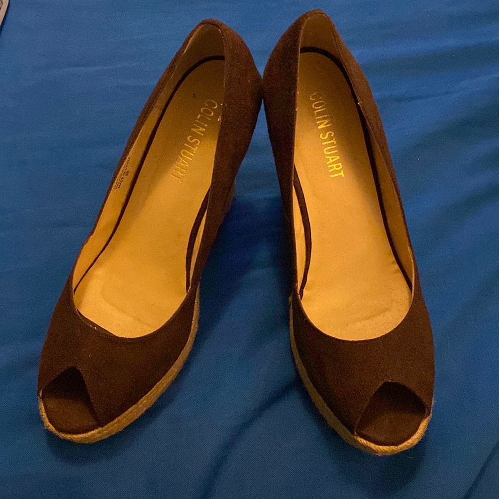 Platform Peep-Toe Espadrille